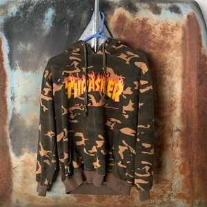 Camo thrasher hoodie